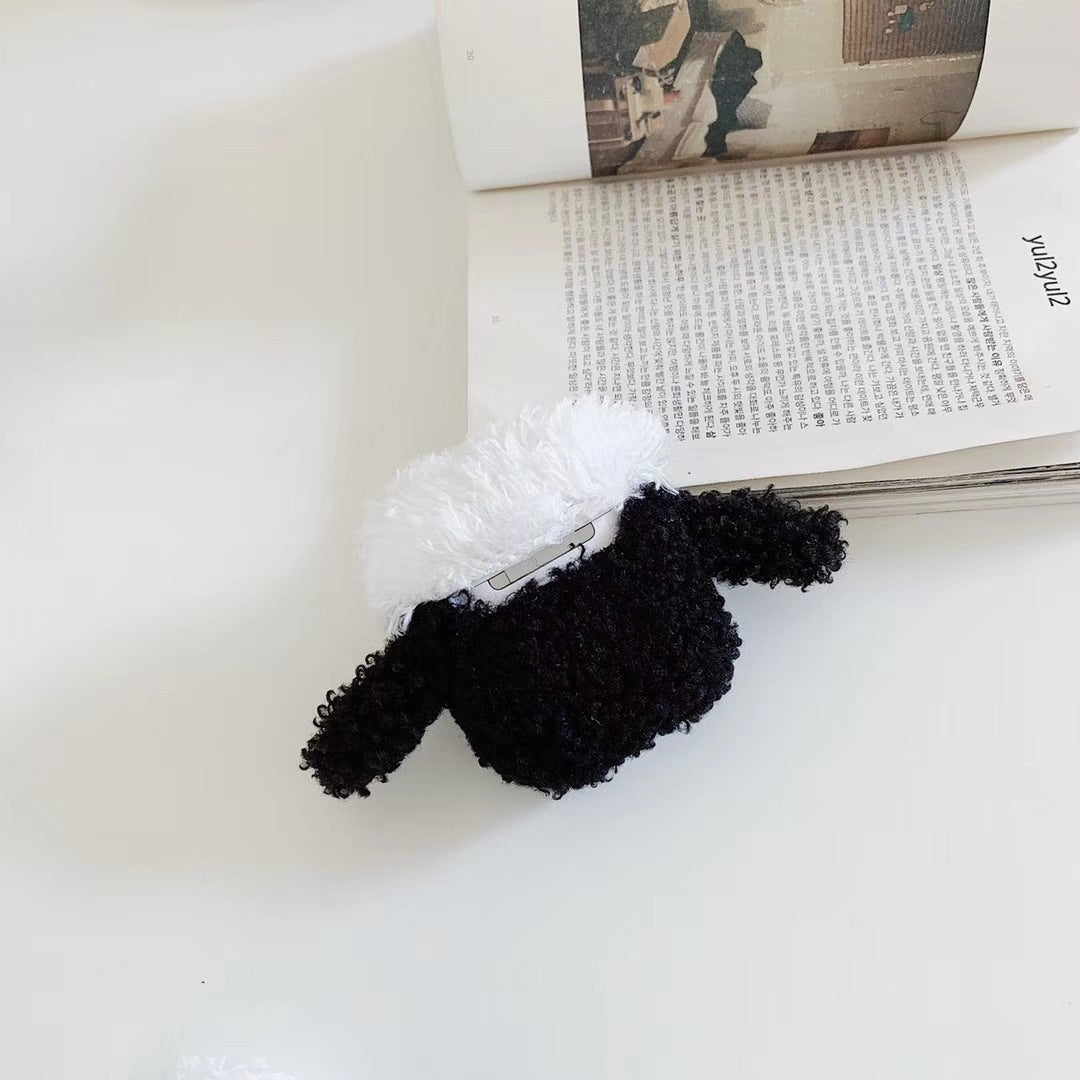 Cute Shaun Plush Case for AirPods Pro 3 and 2